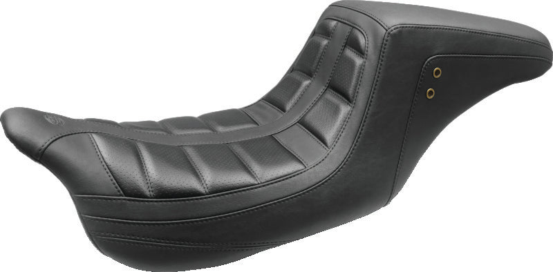 Mustang 97-07 Harley Rd King,06-07 Str Glide,00-05 Eagle Wide Tripper Solo Seat - Brown MMP76721