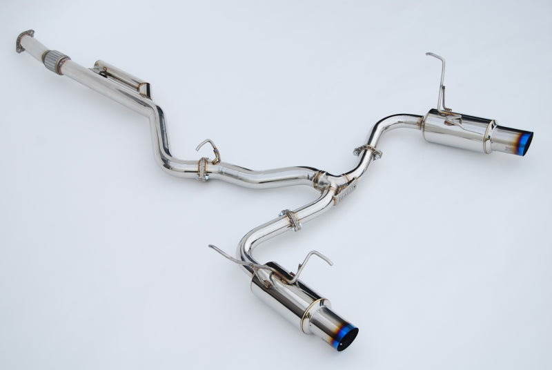 Invidia 2022+ Subaru WRX N1 Twin Outlet Single Layer Tip Cat-Back Exhaust INVHS22WRXGTT