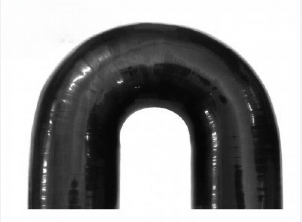 BOOST Products Silicone Elbow 180 Degrees, 1-7/8" ID, Black