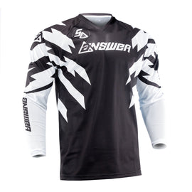 Answer 26 LE Syncron Rizz Vented Jersey Black/White/Cyan - XL