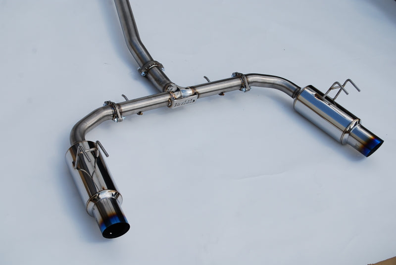 Invidia 2022+ Honda Civic Si (1.5T) 70mm N1 Cat Back Exhaust - Burnt TI Tips INVHS22HS4GD1STL