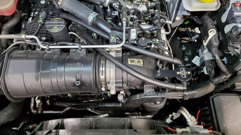 J&L 22-25 Jeep Wagoneer 3.0 Driver Side Oil Separator-Black JLT3098D-B