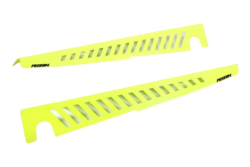 PERRIN 22-25 Subaru WRX Fender Shroud Set - Neon Yellow PERPSP-ENG-551NY