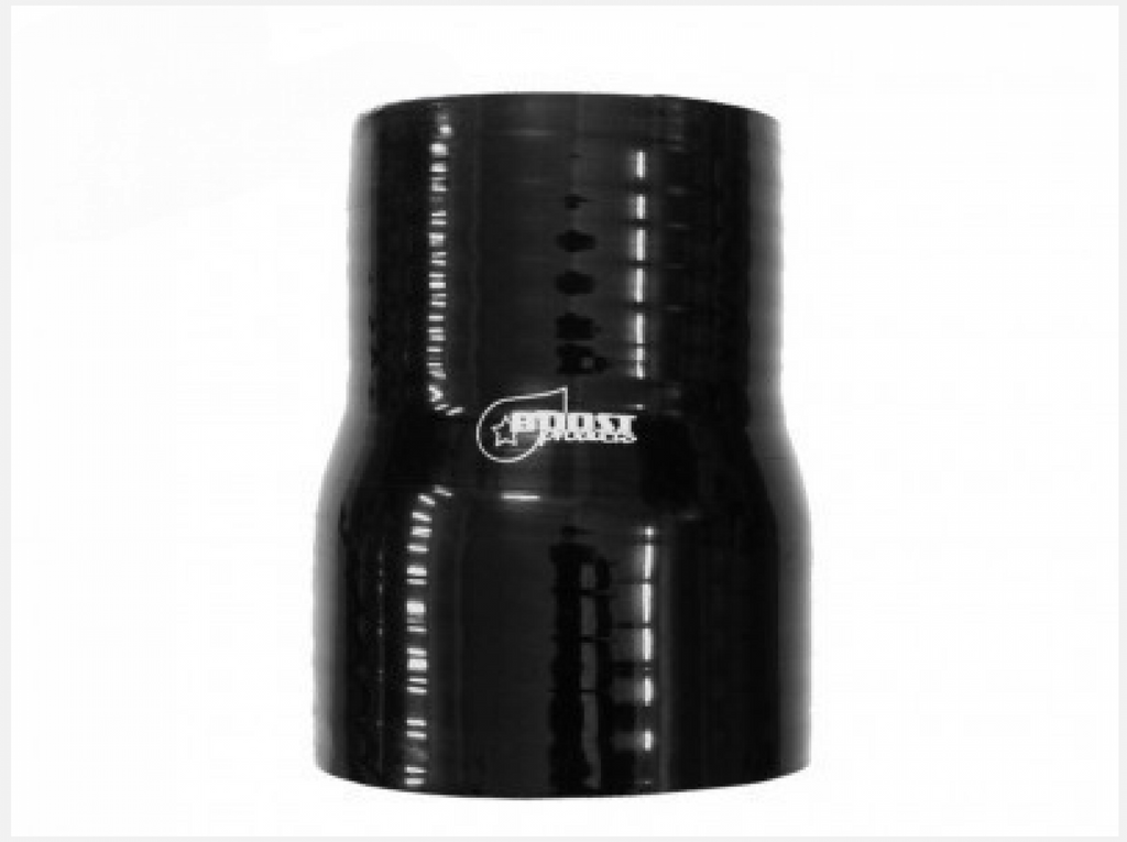 BOOST Products Silicone Reducer Coupler, 2-3/8" - 1-3/4" ID, Black