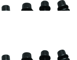 BikeMaster Nylon License Plate Fastener - 4 Pk BKM152247