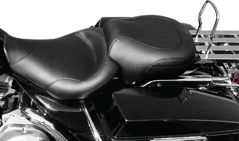 Mustang 97-07 Harley Road King, 06-07 Street Glide, 00-05 Eagle Std Touring Solo Seat - Black
