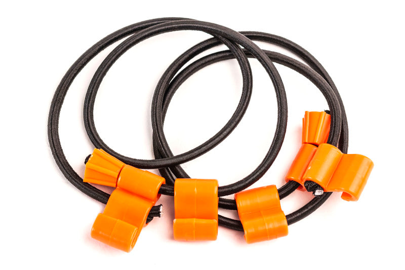 Giant Loop Rubber Boa Straps - Black/Orange GIARBS17