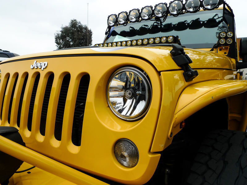 KC HiLiTES 07-18 Jeep JK 7in. Gravity LED DOT Approved Replacement Headlight (Single) KCL4235
