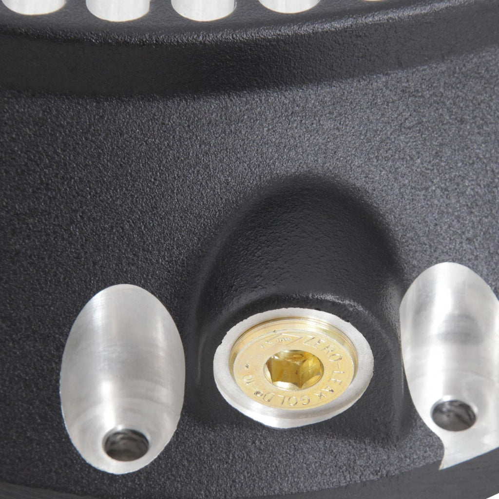 Chrysler 9.25 In Front Aluminum Differential Cover Ball Milled Black G2 Axle and Gear