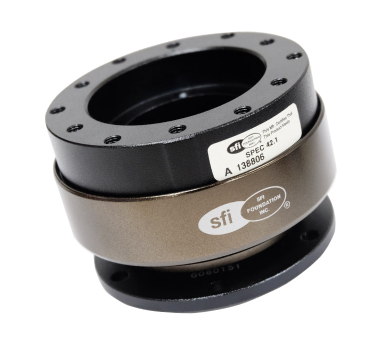 NRG Quick Release Gen 2.0 - Black Body / Chrome Ring SFI Spec 42.1 NRGSRK-200-1BK