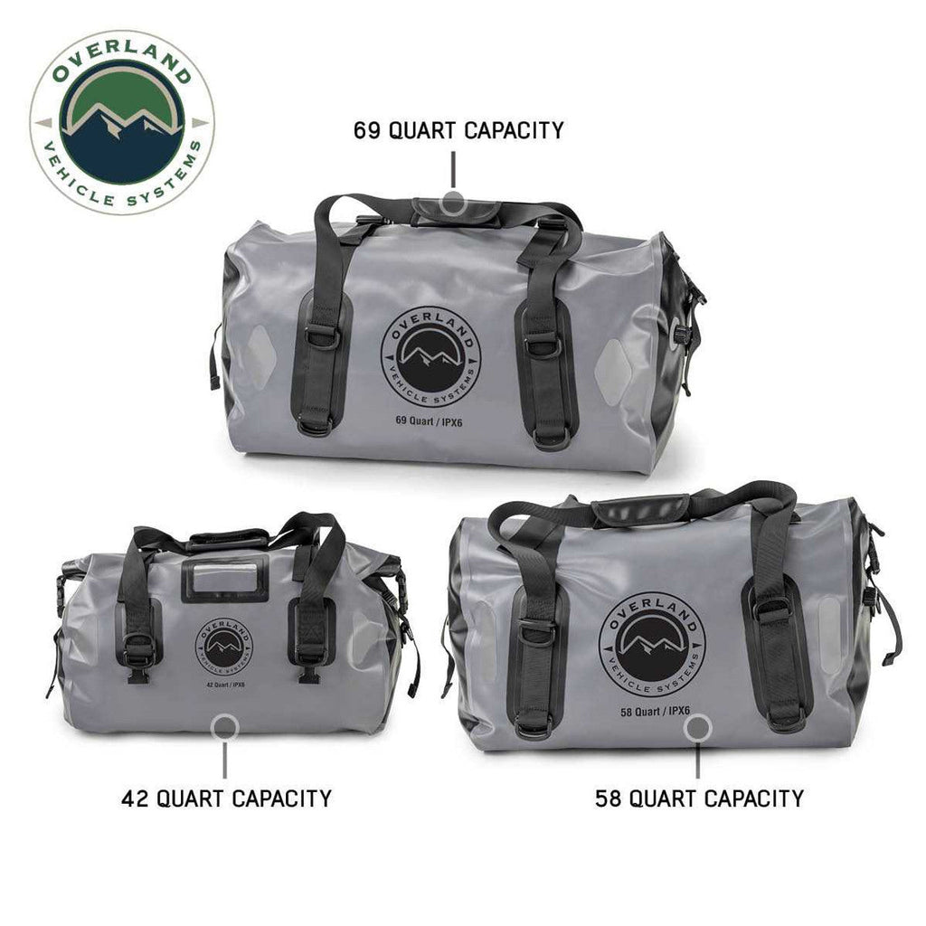 Portable Dry Storage Bag - 42 QT Overland Vehicle Systems - Overland Vehicle Systems 40300001 HYDZ_40300001