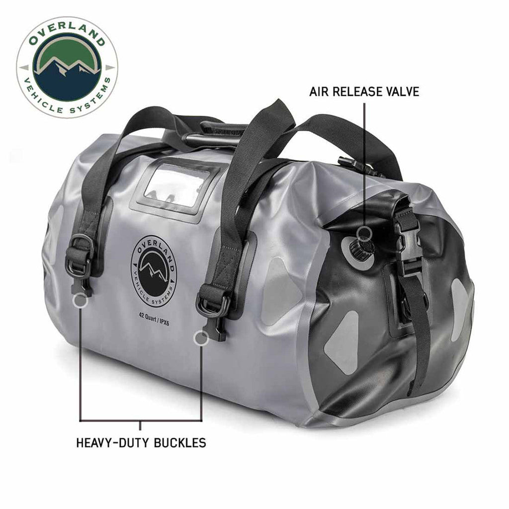 Portable Dry Storage Bag - 42 QT Overland Vehicle Systems - Overland Vehicle Systems 40300001 HYDZ_40300001