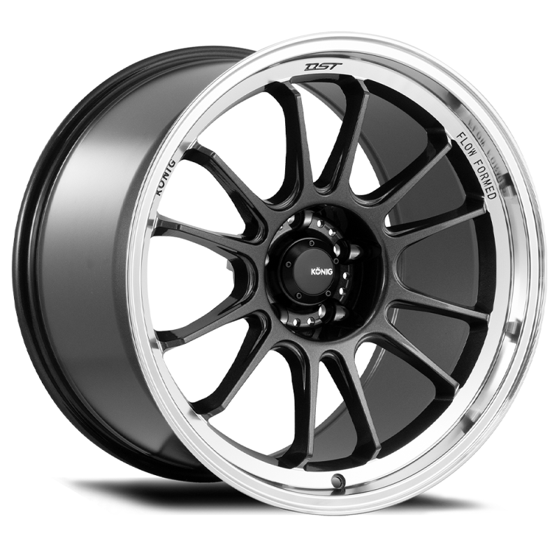 Konig Hypergram 18x8.5 5x108 ET43 Metallic Carbon w/ Machined Lip KNGHG88508436