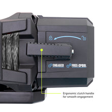 Load image into Gallery viewer, Borne Off-Road 10K Winch - Grey Synthetic Rope BRNBNWN-10-SGR