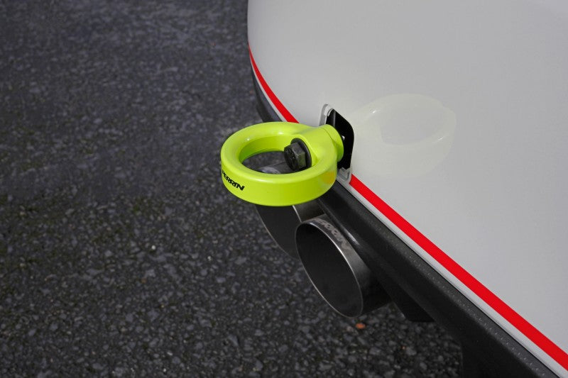 PERRIN 15-21 Subaru WRX/STI Tow Hook Kit (Rear) - Neon Yellow PERPSP-BDY-252NY