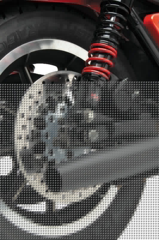 Twin Power 84-17 Big Twin Exc 08-17 FLH FLT Rear 11.5 Floating Rotor Silver Mesh TWP666840