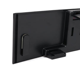 BLOX Racing 290mm Convex Mirror Black Frame Blue Tint BLOBXAC-02011