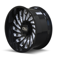 Load image into Gallery viewer, 9108-24x12-black-milled-spokes-2.png