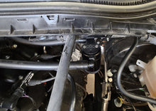 Load image into Gallery viewer, J&amp;L 17-22 Ford F-250 6.2L/7.3L Passenger Side Oil Separator 3.0 - Black Anodized JLT3042P-B