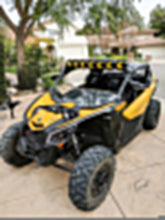 Load image into Gallery viewer, KC HiLiTES Can-Am X3 45in. Pro6 Gravity LED 7-Light 140w Combo Beam Overhead Light Bar System KCL91334