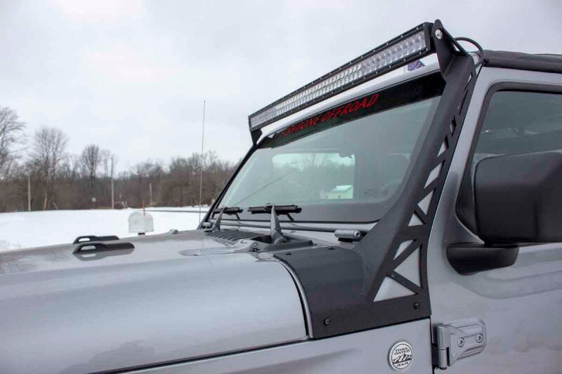 Fishbone Offroad 2018+ Jeep Wrangler JL Windshield Light Bracket FBOFB21058