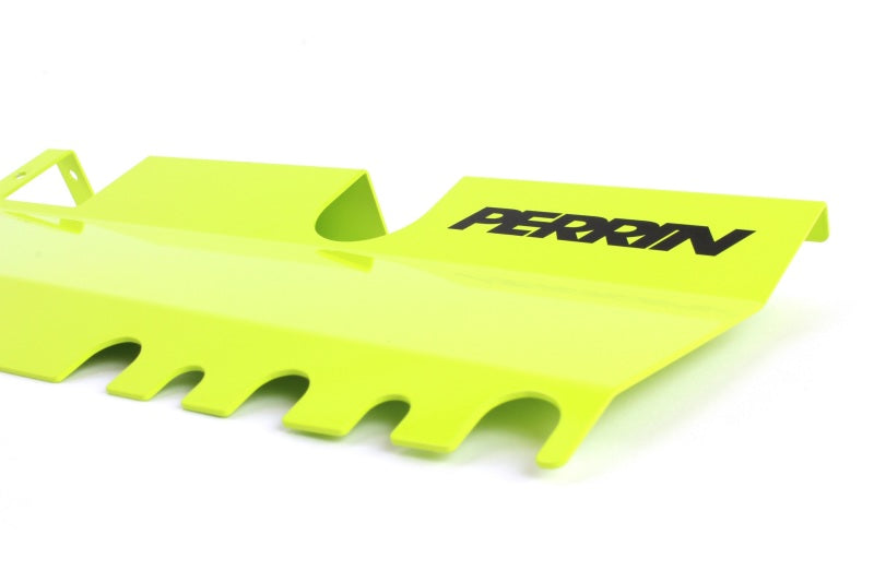 PERRIN 15-21 Subaru WRX/STI Radiator Shroud (With/Without OEM Intake Scoop) - Neon Yellow PERPSP-ENG-512NY