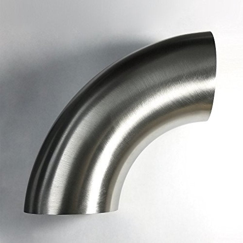 Stainless Bros 3.5in Diameter 1.5D / 3.5in CLR 90 Degree Bend NO LEG STB601-08956-3150