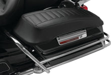 Load image into Gallery viewer, Mustang 80-07 Harley Early FL Touring Road King Saddlebag Lid Covers w/Blk Pearl Studs - Black