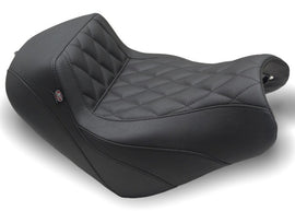 Mustang 15-23 Kawasaki Vulcan S Solo Seat Diamond Stitch - Black MMP76430