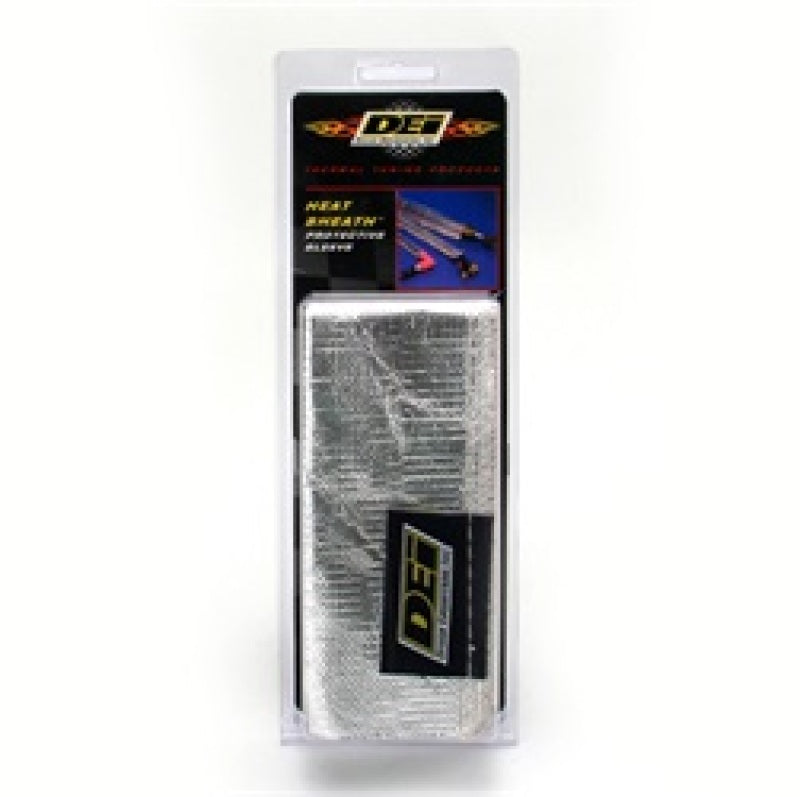 DEI Heat Sheath 1/2in I.D. x 3ft - Aluminized Sleeving - Sewn Edge DEI10418