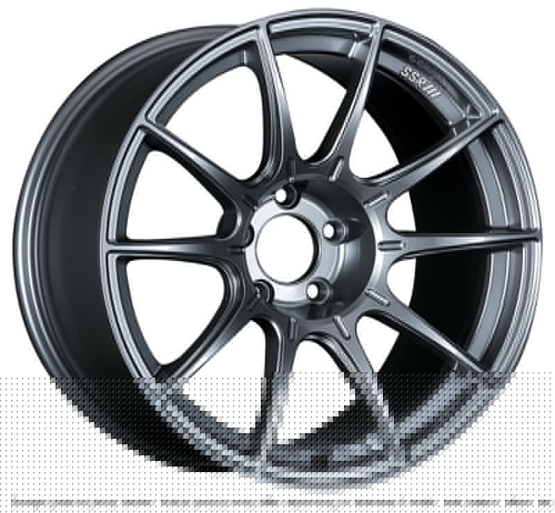 SSR GTX01 18x9.5 5x114.3 22mm Offset Dark Silver Wheel Evo 8 9 X / G35 / 350z / 370z SSRXA18950+2205GDK
