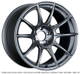 SSR GTX01 18x9.5 5x114.3 22mm Offset Dark Silver Wheel Evo 8 9 X / G35 / 350z / 370z SSRXA18950+2205GDK