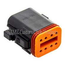 Load image into Gallery viewer, NAMZ Deutsch DT Series 8-Wire Plug &amp; Wedgelock - Black (Repl. HD 72118-94BK) NAMDP-8B