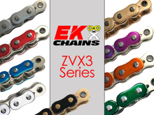 Load image into Gallery viewer, Vortex Racing EK 530 ZVX3 Rivet Master Link- Metallic Blue