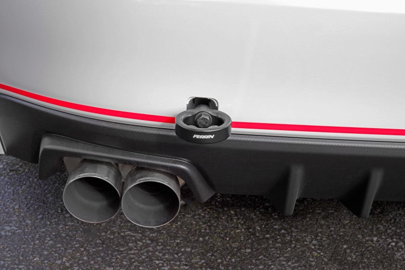PERRIN 15-21 Subaru WRX/STI Tow Hook Kit (Rear) - Black PERPSP-BDY-252BK