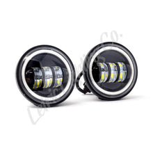 Load image into Gallery viewer, Letric Lighting 4.5in Passing Lamps W/Halo Blk LETLLC-LPL-BH