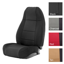 Load image into Gallery viewer, Neoprene Seat Cover 76-90 Wrangler CJ/YJ Set Front/Rear Black Smittybilt 
