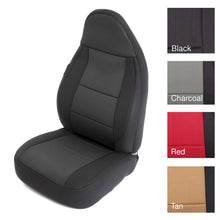 Load image into Gallery viewer, Neoprene Seat Cover 97-02 Wrangler TJ Set Front/Rear Black Smittybilt 