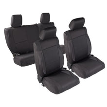 Load image into Gallery viewer, Neoprene Seat Cover 13-18 Wrangler JK 4 DR Set Front/Rear Black Smittybilt 