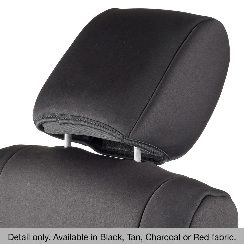 Neoprene Seat Cover 13-18 Wrangler JK 4 DR Set Front/Rear Black Smittybilt 