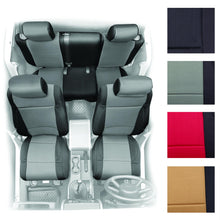 Load image into Gallery viewer, Neoprene Seat Cover 13-18 Wrangler JK 4 DR Set Front/Rear Black Smittybilt 