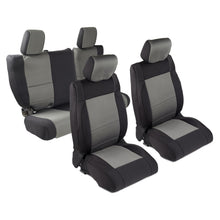Load image into Gallery viewer, Neoprene Seat Cover 13-18 Wrangler JK 4 DR Set Front/Rear Charcoal Smittybilt 
