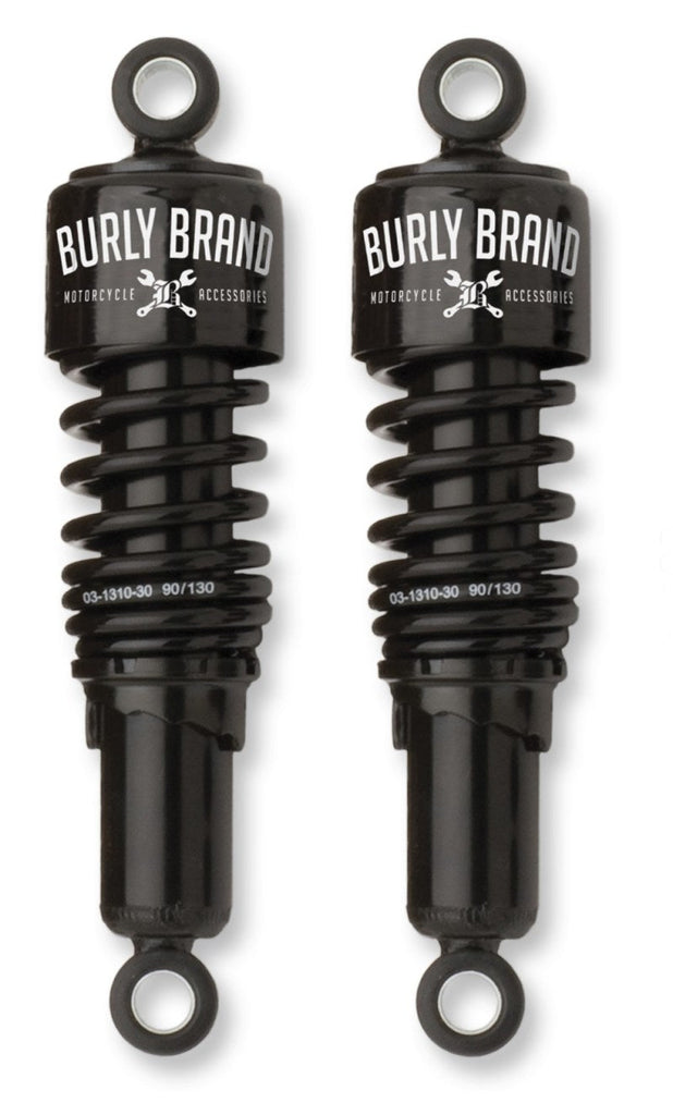 Burly Brand XL Shocks 10.5in - Black BURB28-1200B