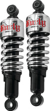 Load image into Gallery viewer, Burly Brand XL Shocks 10.5in - Chrome BURB28-1200
