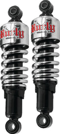 Burly Brand Dyna Shocks 10.5in - Chrome BURB28-1202