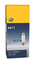 Load image into Gallery viewer, Hella Universal Clear 12V 10W 10x41mm T3.25 Bulb HELLA6411