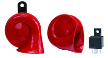 Load image into Gallery viewer, Hella Twin Trumpet Horn Kit 12V 400/500Hz (007424804 = 007424801) HELLA007424801
