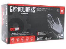 Load image into Gallery viewer, Black Nitrile Gloves