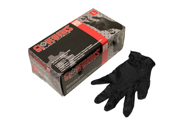 Black Nitrile Gloves