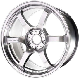 Gram Lights 57DR 18x9.5 +38 5-114.3 Grace Silver Wheel GLSWGIX38EQNK